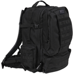 Bulldog Cases 25217 Bulldog BDT412B BDT Tactical Backpack Large Style with Black Finish, 3 Main & 2