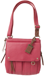 Bulldog Cases 25412 Bulldog BDP036 Cross Body Purse w/Holster Pink Leather Most Sm Pistols & Revolve
