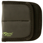 25524 Sticky Holsters DSMP Dual Mag Pouch Latex Free Synthetic Rubber Black w/Green Lo