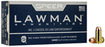 Cci/speer 26913 Speer Ammo 53880 Lawman Clean Fire 40 S&W 180 gr Total Metal Jacket (TMJ) 50 Bx/