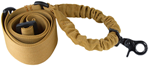 Aim Sports Inc 27029 Aim Sports AOPST One Point Sling made of Tan Elastic with 25" OAL & Bungee Desig