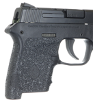 Talon Grips Inc 27306 Talon Grips 701R Adhesive Grip  Textured Black Rubber for S&W Bodyguard 380