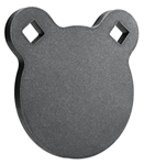 Champion Traps 27337 Champion Targets 44902 Center Mass Gong 4" Rifle Gray AR500 Steel Gong 0.38" Thi