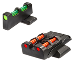 Hi-viz 28103 HiViz SWMPE21 Adjustable Sight Set Interchangeable Fiber Optic LitePipe Green, R