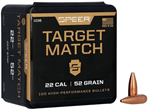 Cci/speer 29008 Speer 1036 Target Match 22 Caliber .224 52 GR Hollow Point Boat Tail 100 Box