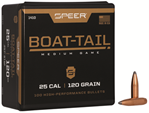 Cci/speer 29027 Speer 1410 Boat-Tail  25 Cal. .257 120 gr Jacketed Soft Point Boat Tail (JSPBT)