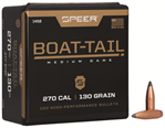 Cci/speer 29034 Speer 1458 Boat-Tail  .277 130 gr Spitzer Boat-Tail Soft Point 100 Per Box