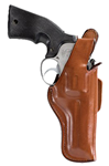 29366 Bianchi 10323 5BHL Thumbsnap Belt Holster Size 11 OWB Style made of Leather with