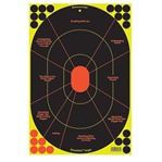 29443 Birchwood Casey 34655 Shoot-N-C Handgun Trainer Self-Adhesive Paper Handgun Mult