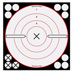 29445 Birchwood Casey 34802 Shoot-N-C  Self-Adhesive Paper Black/White 8" Bullseye Inc
