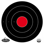 29447 Birchwood Casey 35185 Dirty Bird  17.25" Bullseye Tagboard Hanging Black/White 5