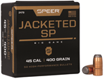 Cci/speer 29643 Speer 2479 Jacketed  45 Cal .458 400 GR Soft Point Flat Nose (SPFN) 50 Per Box