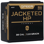Cci/speer 29660 Speer 4007 Handgun  38 Cal .357 110 gr Jacketed Hollow Point (JHP) 100 Per Box