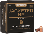 Cci/speer 29667 Speer 4211 Handgun  38 Cal .357 158 gr Jacketed Hollow Point (JHP) 100 Per Box