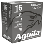 2987 Aguila 1C1601BA Field  16 Gauge 2.75" 1 1/8 oz 1 Buck Shot 25 Bx/ 10 Cs