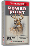 Winchester Ammu 30083 Winchester Ammo X308SUBX Super X  308 Win 185 gr Power-Point Subsonic 20 Bx/10 C