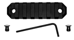 Grovtec Usa Inc 30185 Grovtec US Inc GTSW228 Picatinny Rail KeyMod 3" Black Anodized 7 Slot Aluminum