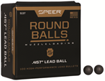 Cci/speer 30525 Speer 5137 Lead Balls  45 Cal .457 Dia 144 GR 100 Per Box