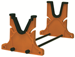 30826 Hoppe's HCC Cleaning Cradle  made of Molded Rubber with Orange Finish, Portabili