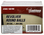 Traditions Inc 30901 Traditions A1642 Revolver  44 Cal .454 Lead Ball 140 gr 100