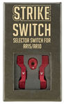 Strike Industri 31089 Strike ARSSSRED Strike Switch 60/90 Degree Red Aluminum AR-Platform Ambidextrous