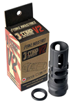 31107 Strike Industries JCOMP2223 JComp Gen2 Black Steel with 1/2"-28 tpi Threads, 2.5