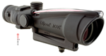 31944 Trijicon 100136 ACOG  Black Hardcoat Anodized 3.5x35mm Illuminated Red Donut .22