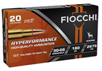 Fiocchi Ammunit 33180 Fiocchi 3006HSC Hyperformance  30-06 Springfield 180 GR SST Polymer Tip BT 20 Bx