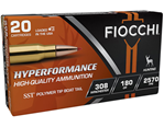 Fiocchi Ammunit 33230 Fiocchi 308HSC Extrema  308 Win 180 gr SST 20 Bx/ 10 Cs