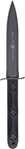 Kabar 33300 Ka-Bar EK44 Ek Model 4 6.63" Fixed Double Edge Spear Point Plain 1095 Cro-Van Bl