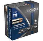 Fiocchi Ammunit 33360 Fiocchi 38XTPP25 38 Special +P 125GR  XTP HP 25Box/20Case