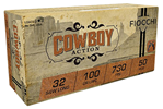 Fiocchi Ammunit 33459 Fiocchi 32LA Cowboy Action  32 S&W Long 100 gr Lead Wadcutter (LDWC) 50 Bx/ 20 C