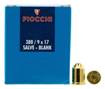 Fiocchi Ammunit 34616 Fiocchi 380BLANK Handgun Blank 380 Rimmed Short 50 Bx/ 20 Cs