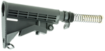 Aim Sports Inc 34698 Aim Sports ARSTKCC M4 Collapsible Stock Mil-Spec Black Synthetic 6 Position Coll