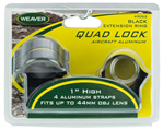 35048 Weaver Mounts 49062 Quad Lock Scope Ring Set QD Extended For Rifle High 1" Tube