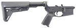 Ruger 8516 AR-556 Lower Multi-Caliber 7075-T6 Aluminum Black Anodized, Black Syn