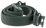 35500 Blue Force Gear HS125DSBK Hunting Sling 1.25" W x 26"- 46" L Adjustable Black Co