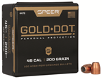 Cci/speer 35541 4478 SPR GOLD DOT .451 200GR HP 100CT
