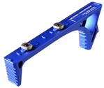 Strike Industri 35582 Strike LINKCFGBLU Link Curved ForeGrip AR-Platform Blue Aluminum