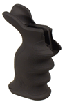Lake City 36987 UTG RB-TPG172B AR15 Combat Grip Polymer Black