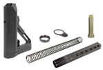 Lake City 37100 UTG Pro RBUS1BM Mil-Spec S1 AR15/m16 Rifle Buttstock Kit Aluminum/Polymer Black