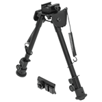 Lake City 37118 UTG TL-BP88 Tactical OP Bipod Black Aluminum 8.3-12.7"