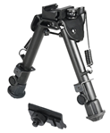Lake City 37152 UTG TL-BP78Q Tactical OP Bipod with QD Lever Mount Black Metal