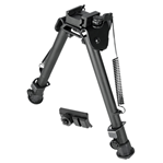 Lake City 37200 UTG TL-BP88Q Tactical OP Bipod with QD Lever Mount Black Metal 8-12.4"