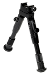 Lake City 37228 UTG TL-BP28S Shooter''s SWAT Bipod Black Aluminum 6.2-6.7