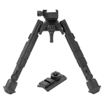 Lake City 37246 UTG TL-BP01 Heavy Duty Recon Bipod Gray Metal 6.6-9.12"
