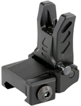 Lake City 37302 UTG MNT-755 Low Profile Flip-Up Front Sight AR-15  Aluminum/Steel Black