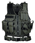 Lake City 37338 UTG PVC-V547BT Tactical Vest Nylon Mesh One Size Fits Most Black