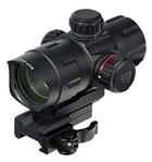 Lake City 37343 UTG SCP-DS3840W CBQ Dot 1x 32.5mm Obj Unlimited Eye Relief 4 MOA Black