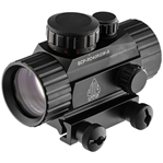 UTG SCP-RD40RGW-A CQB Dot Sight  Black Anodized Hardcoat 1x 30mm 38mm Tube 4 MOA